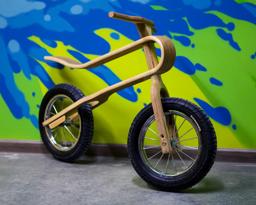 zumzum bike's natural suspension design helps kids learn balance