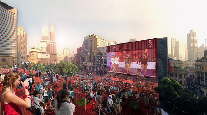 100architects red carpet shanghai china designboom