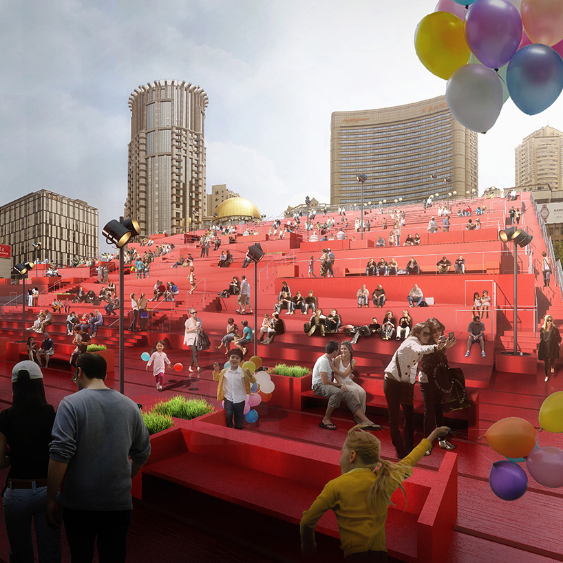 100architects red carpet shanghai china designboom