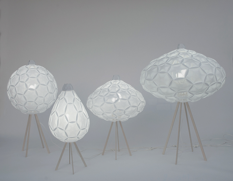 24d studio airy lamp series japanese rice paper designboom