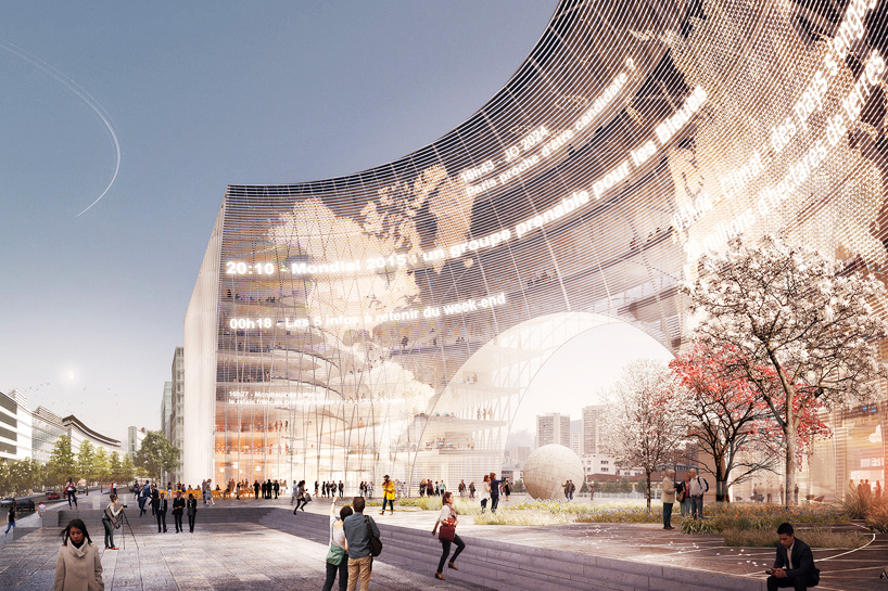 3XN reveals proposed scheme for paris' le monde headquarters