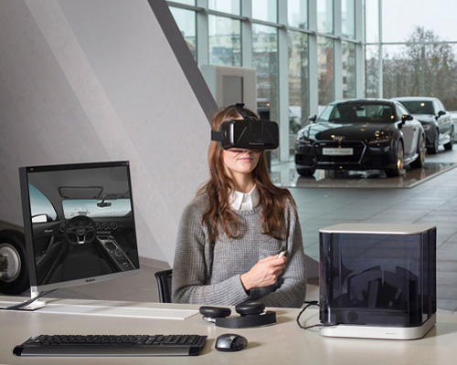 immersive AUDI VR experience enables customers to configure dream car