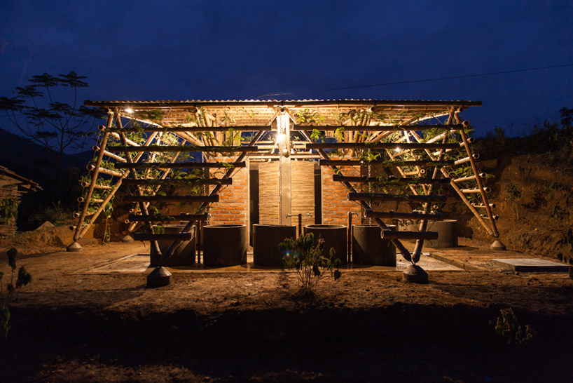 H&P architects toigetation toilet block vietnam designboom