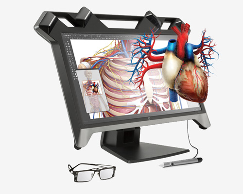 HP virtual reality and curved displays expand computer monitor range