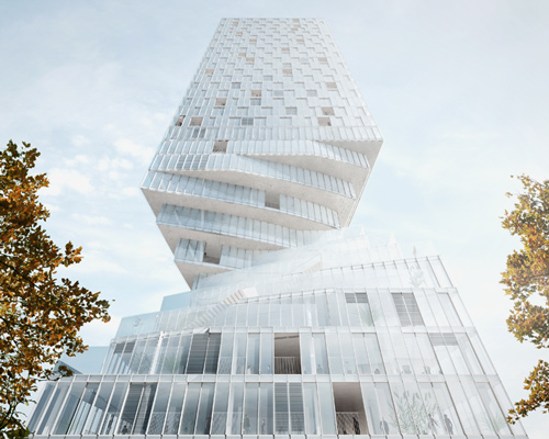 MVRDV chosen to complete twisting hochhaus tower in vienna