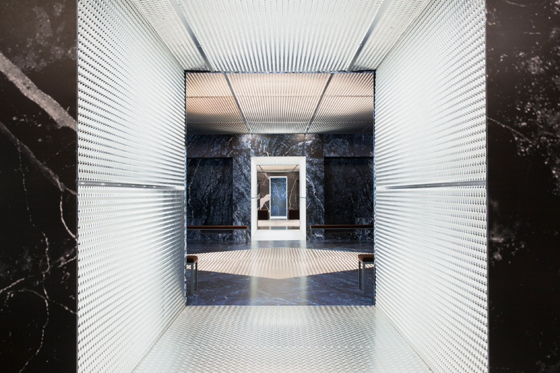 OMA AMO prada the infinite palace milan men's fashion week designboom