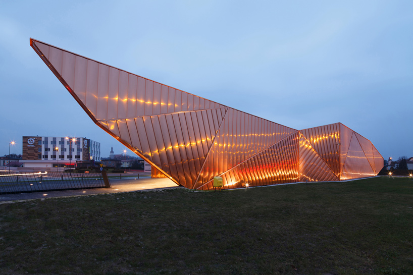 OVO grabczewscy architekci museum of fire in zory poland designboom