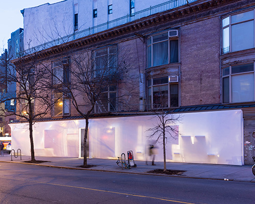 SO-IL shrink wraps NY's storefront for art and architecture