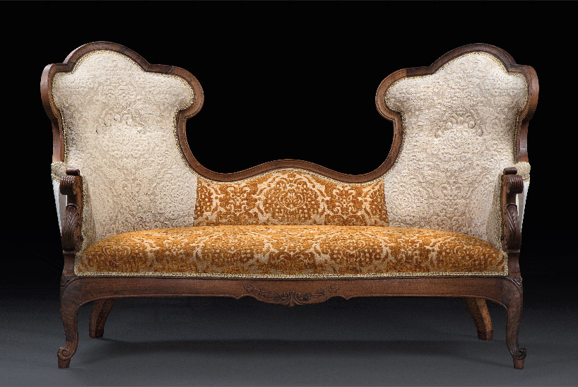 ale de vecchi 1850s remade italian sofas italy designboom