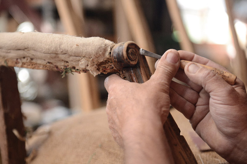 ale de vecchi 1850s remade italian sofas italy designboom