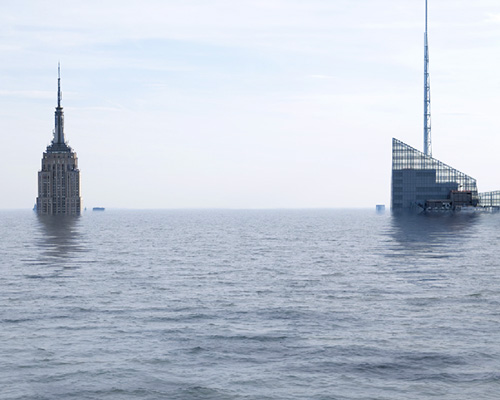 architecture under water: francois ronsiaux imagines man’s habitat post ice thaw