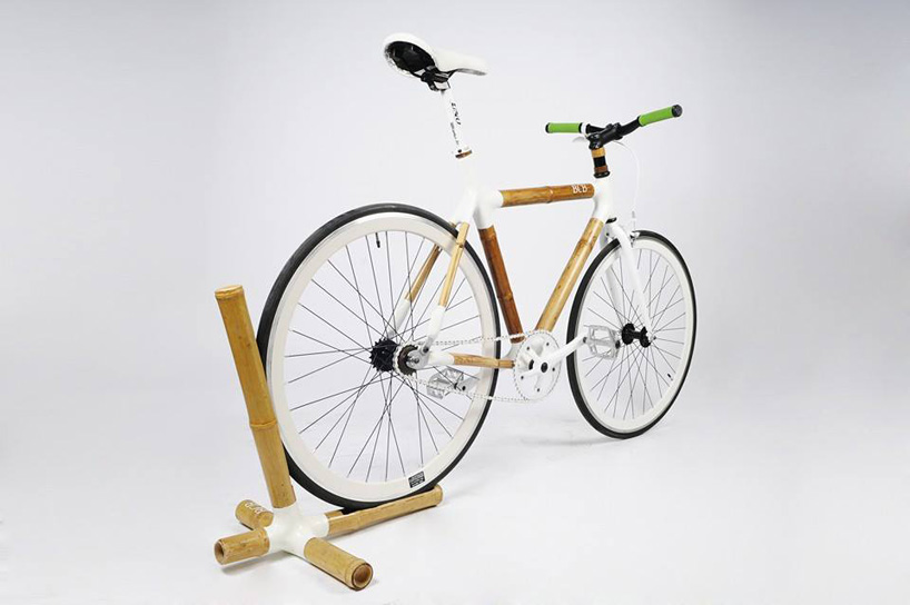 three bamboo and carbon fiber bicycles form customizable range