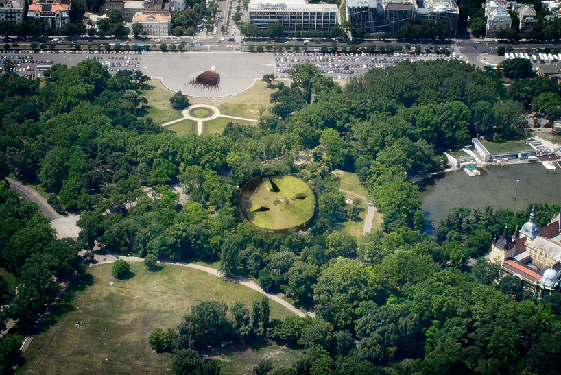 calma house of hungarian music városliget park wood folk craftsmanship designboom