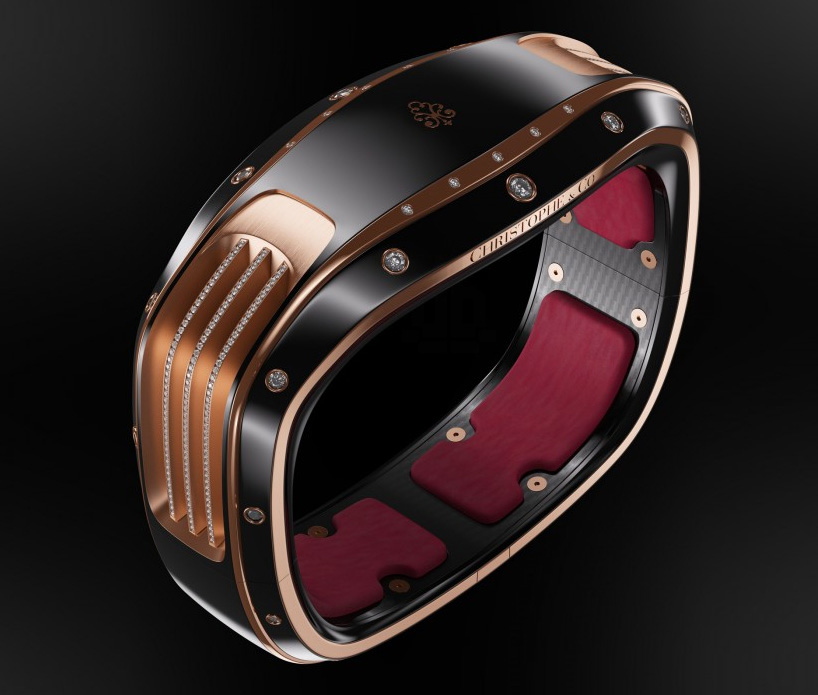 pininfarina and christophe & co armills fuse jewelry with technology