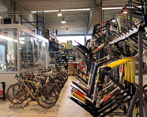 explore the milan-based cinelli studio and the columbus tubing factory