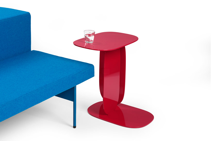 claesson koivisto rune sculpts caramel side table for OFFECCT