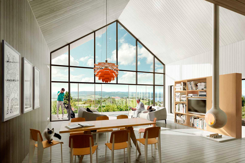 ctrln wrap house concept norway designboom