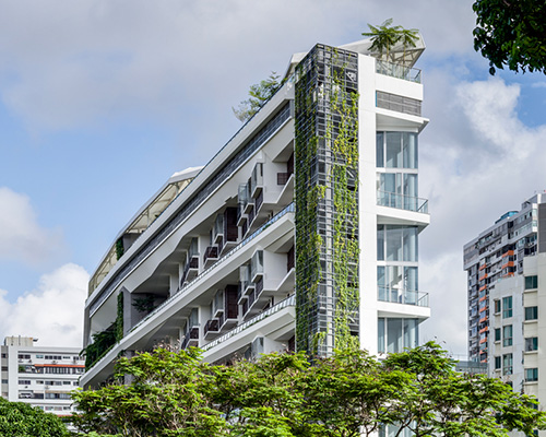 DP architects alternate the garden levels of jardin in singapore