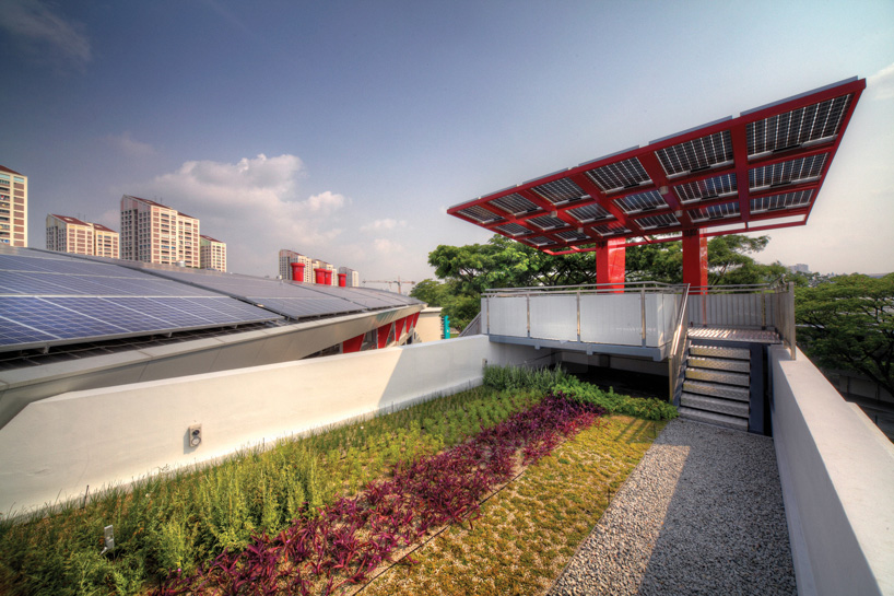 dp architects zero energy building bca academy singapore designboom