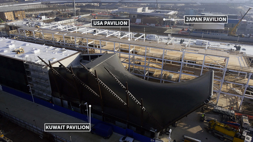 expo milan 2015 drone construction designboom