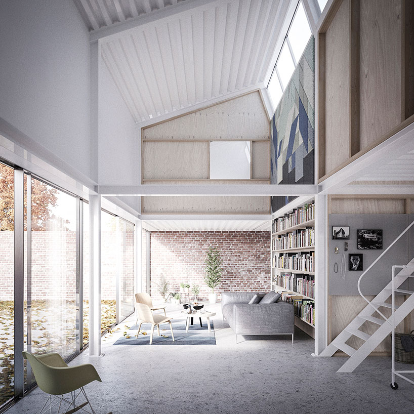 faf house with a saw tooth roof sweden designboom