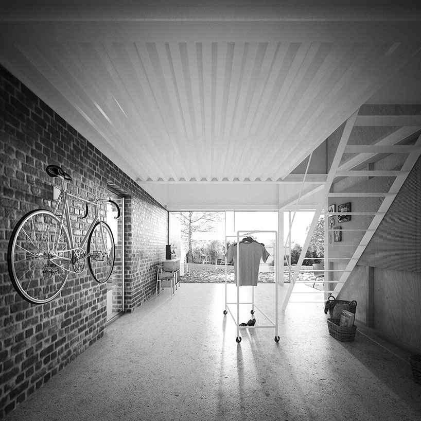 faf house with a saw tooth roof sweden designboom