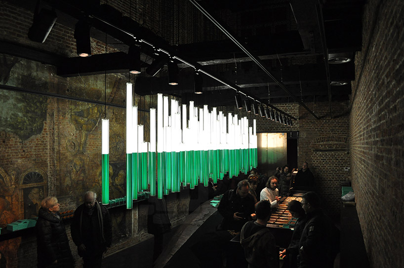 gilbert moity hanging forest belgian chocolate shop patrick roger designboom