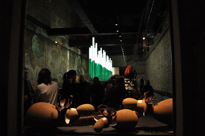 gilbert moity hanging forest belgian chocolate shop patrick roger designboom