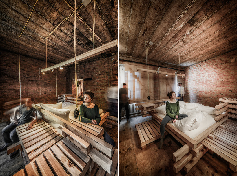 heri&salli viennese guest room gegenbauer vinegar brewery designboom