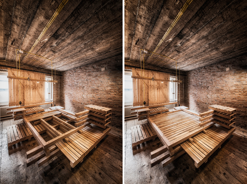 heri&salli viennese guest room gegenbauer vinegar brewery designboom