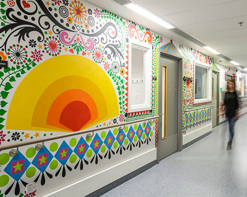 designers and artists liven up the royal london hospital