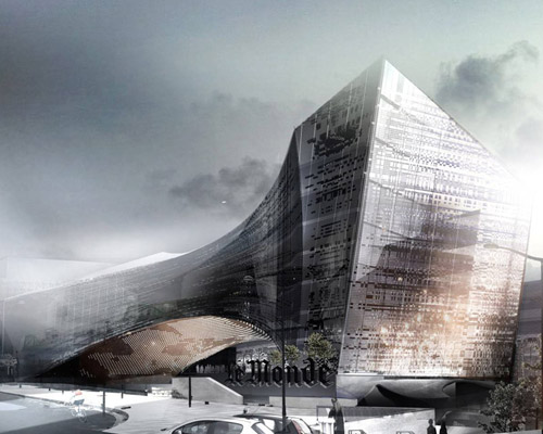 snøhetta wins competition to design le monde headquarters in paris