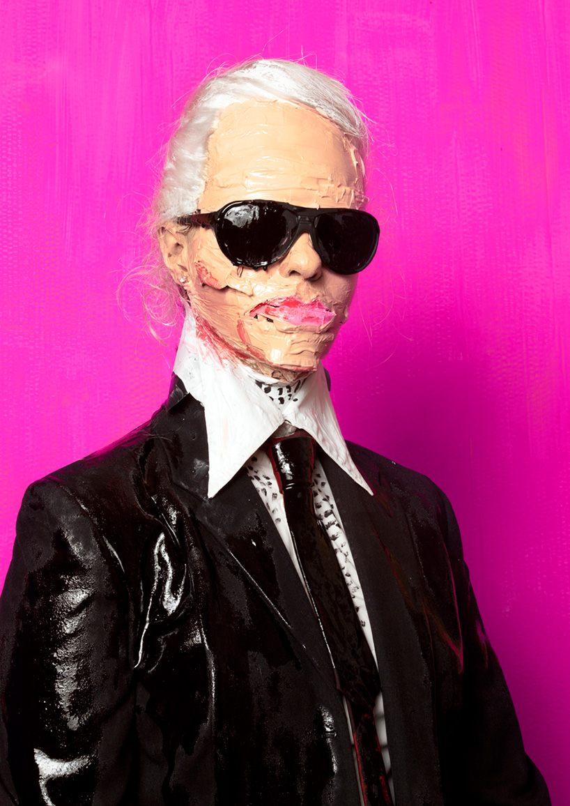 marie-lou desmeules turns models into celebrities with paint + plastic surgery