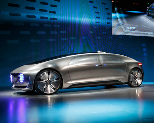 mercedes-benz F 015 self-driving, luxury sedan concept debuts at CES