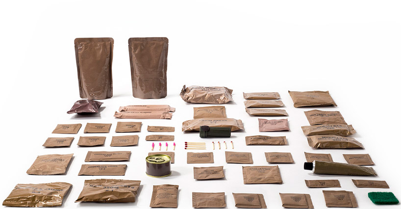military field rations of 20 international armies - an exhibition curated by giulio iacchetti