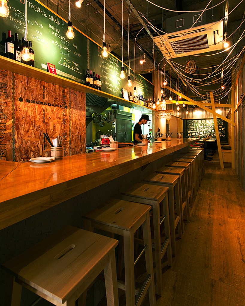 prism design bistro node omiya saitama japan designboom