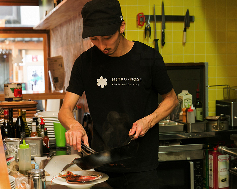 prism design bistro node omiya saitama japan designboom