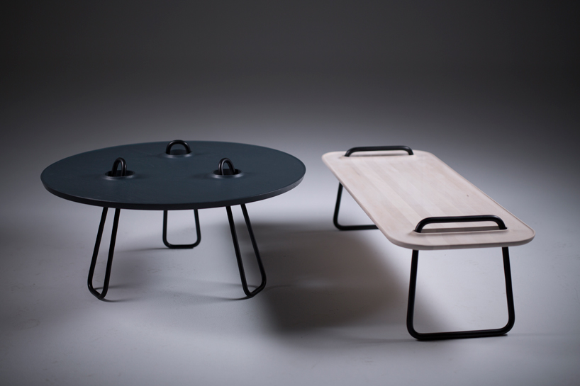 producks reveals kahawa tables for artisan at imm cologne 2015