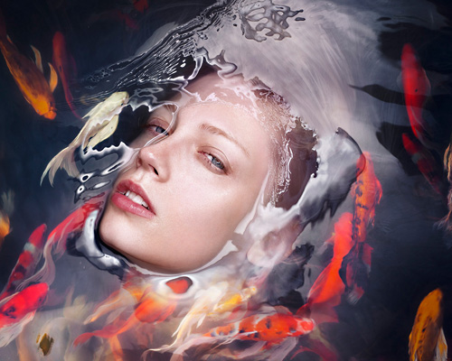 staudinger-franke reveals water barriers with submerged portraiture