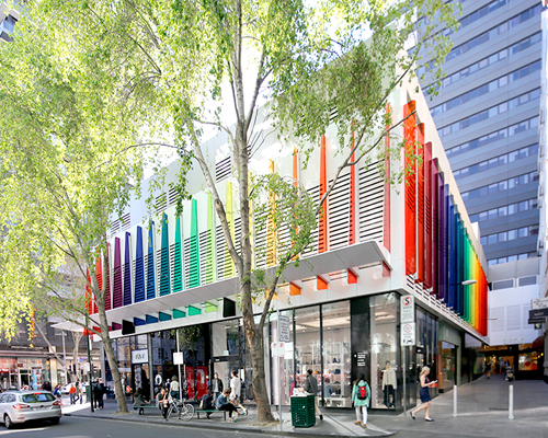 studio505 fabricates the strand façade in melbourne CBD, australia