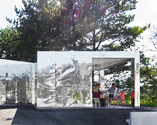 takahashi ippei clads nursery school in japan with reflective paneling