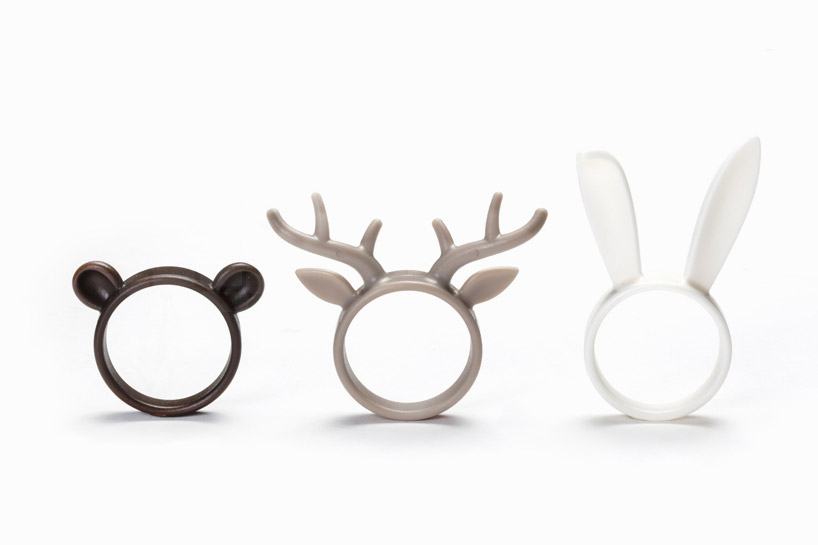 wishlist napkin zoo animal ears dining room table designboom
