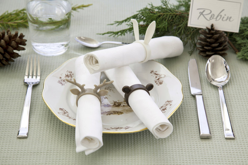 wishlist napkin zoo animal ears dining room table designboom