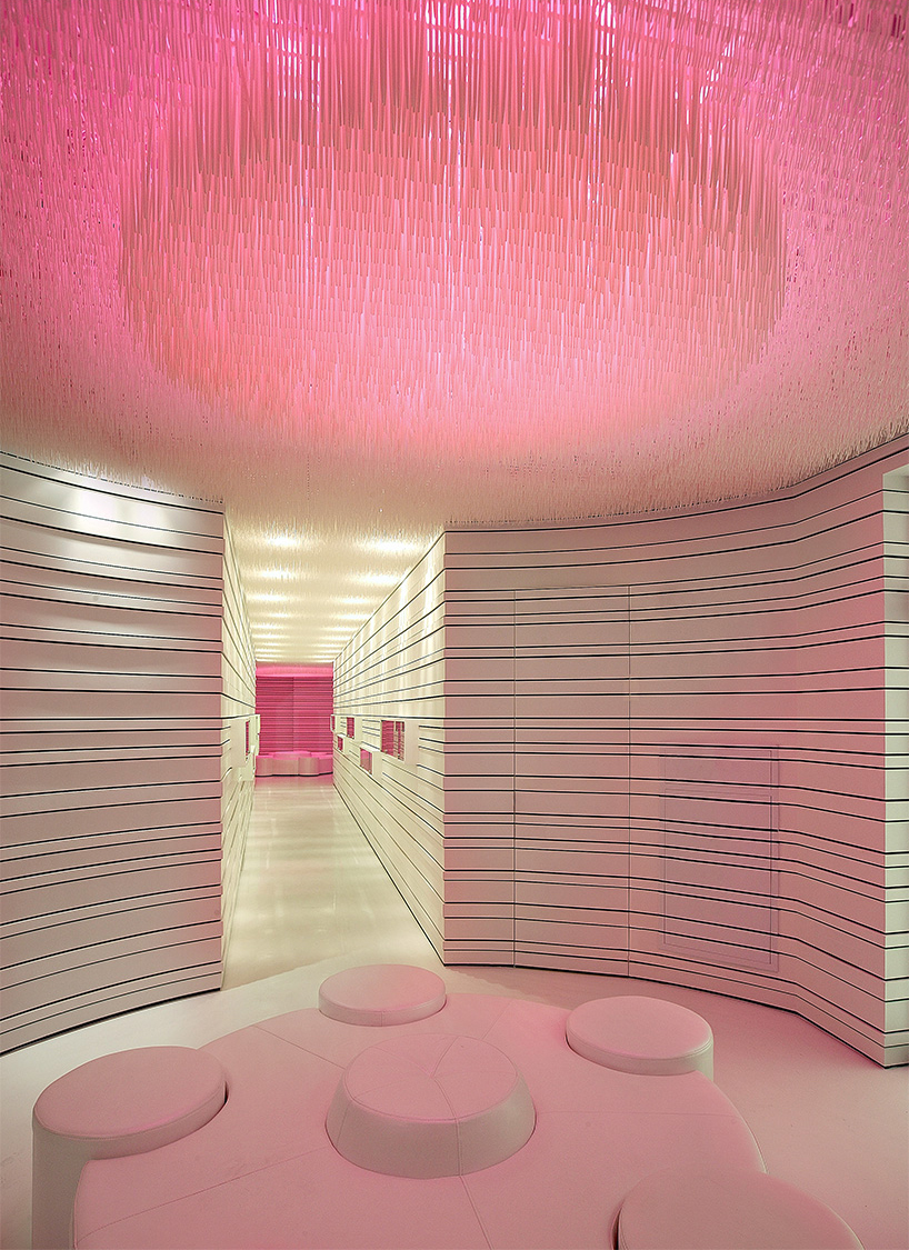 yoon space b2y office cable ties korea designboom