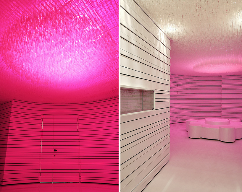 yoon space b2y office cable ties korea designboom