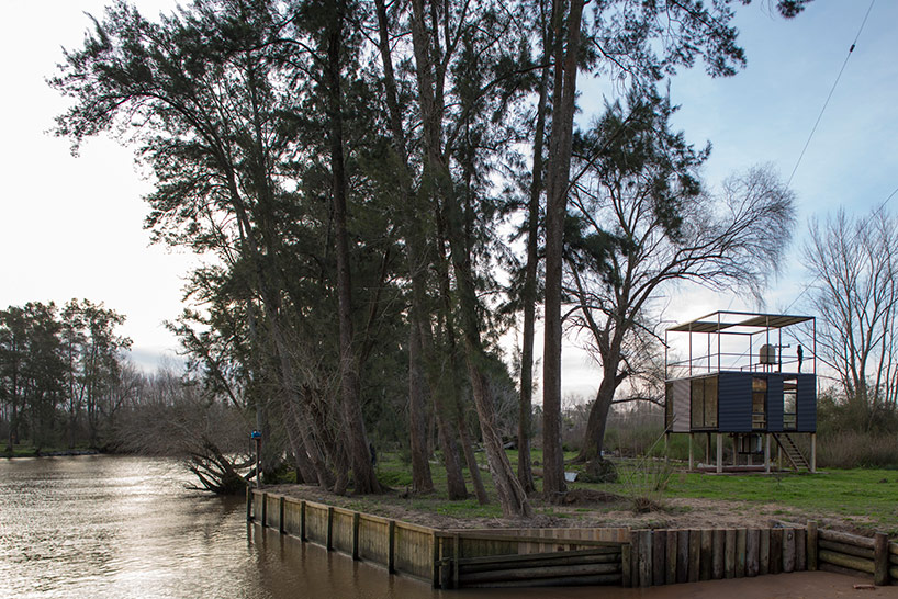 atot arquitectos constructs the delta cabin near buenos aires
