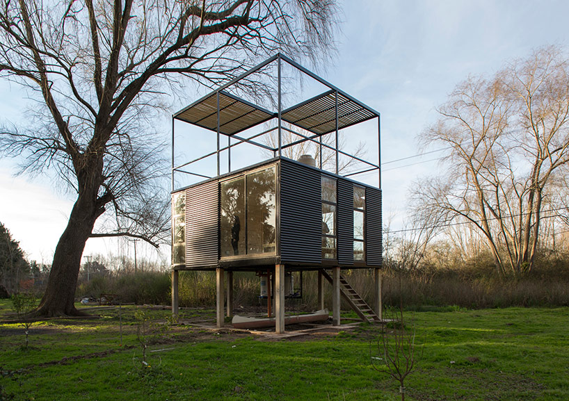 atot arquitectos constructs the delta cabin near buenos aires