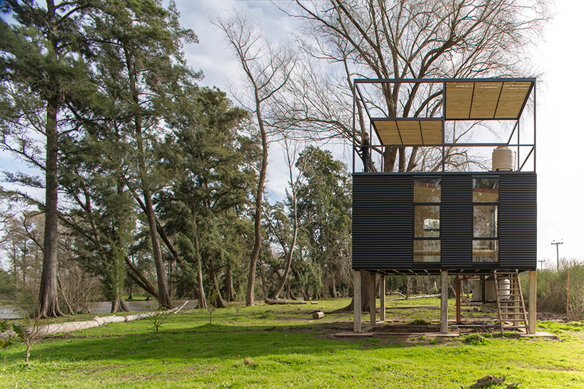atot arquitectos constructs the delta cabin near buenos aires