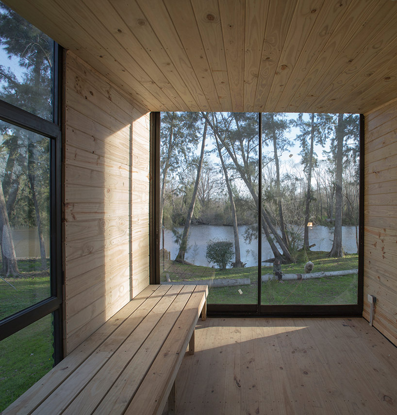 atot arquitectos constructs the delta cabin near buenos aires
