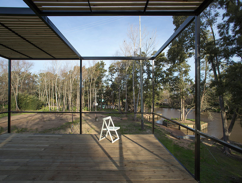 atot arquitectos constructs the delta cabin near buenos aires